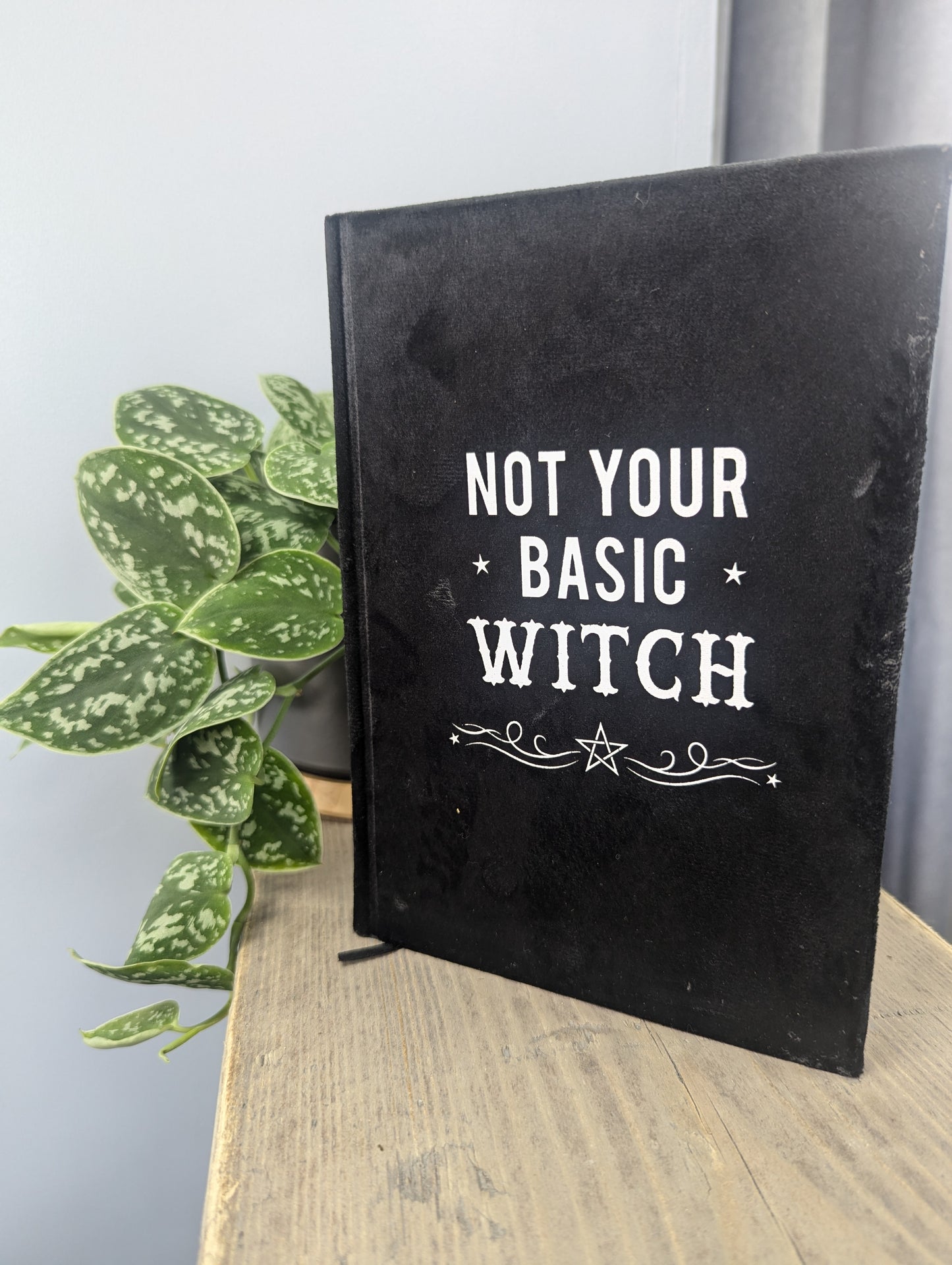 Not Your Basic Witch Velvet A5 Notebook