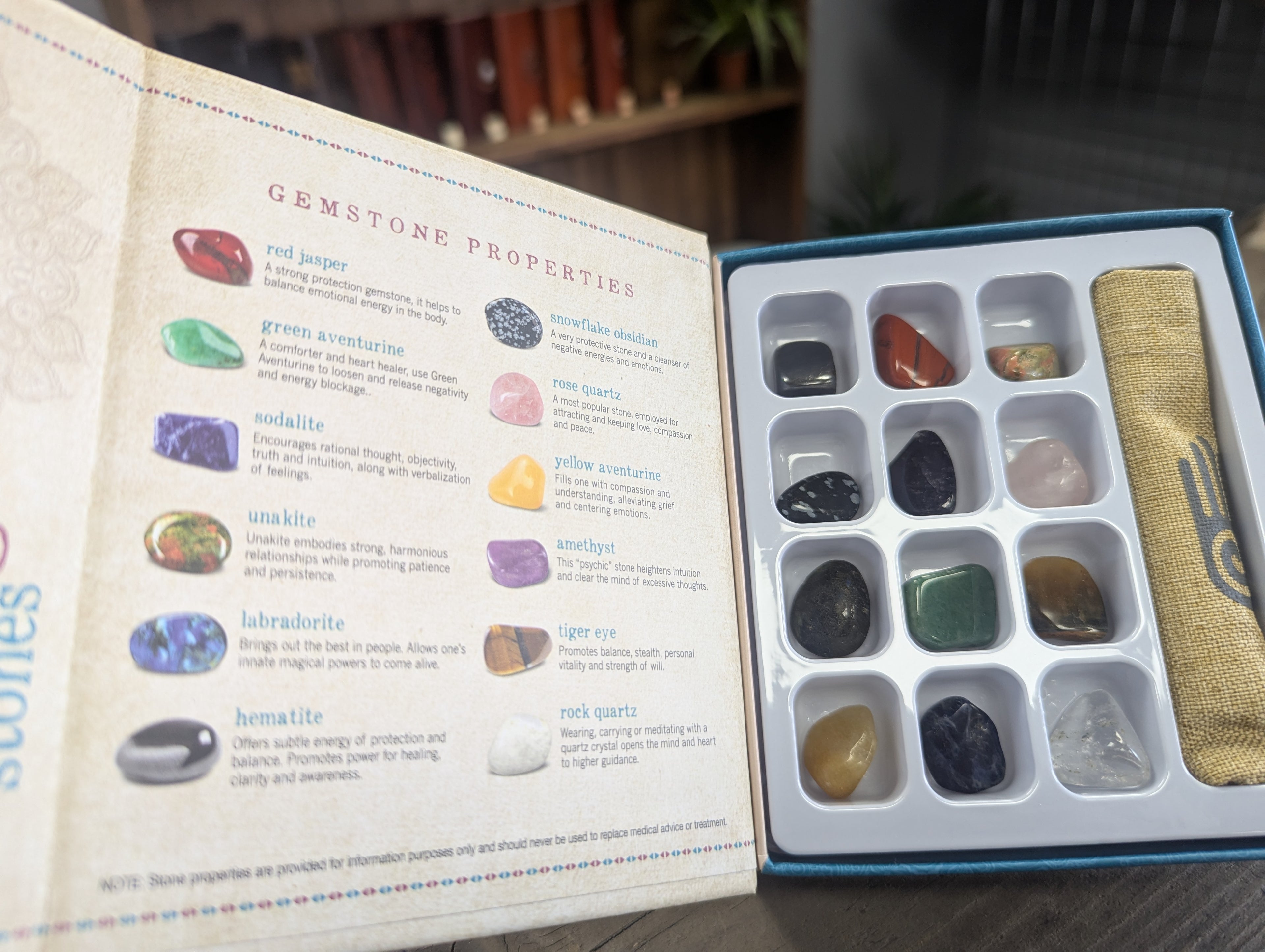 Natural Healing Stones Set