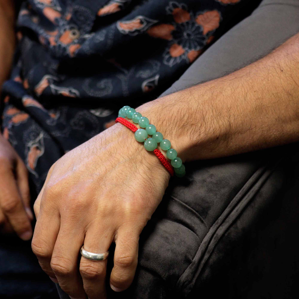 Double Power Bracelets- Jade