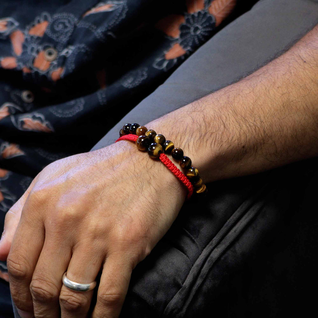 Double Power Bracelets- Tiger Eye