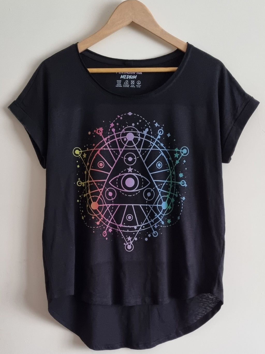 All Seeing Eye Scoop Neck T Shirt