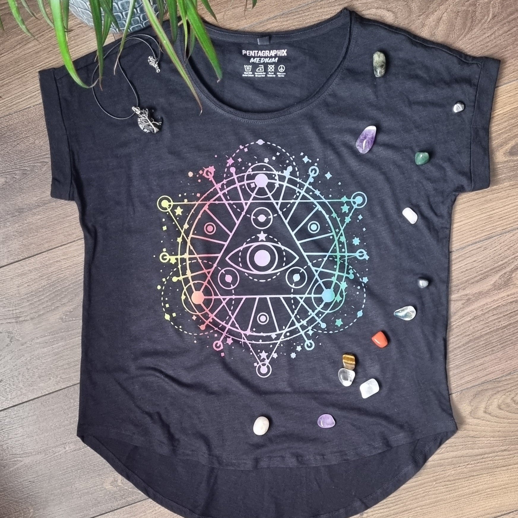 All Seeing Eye Scoop Neck T Shirt