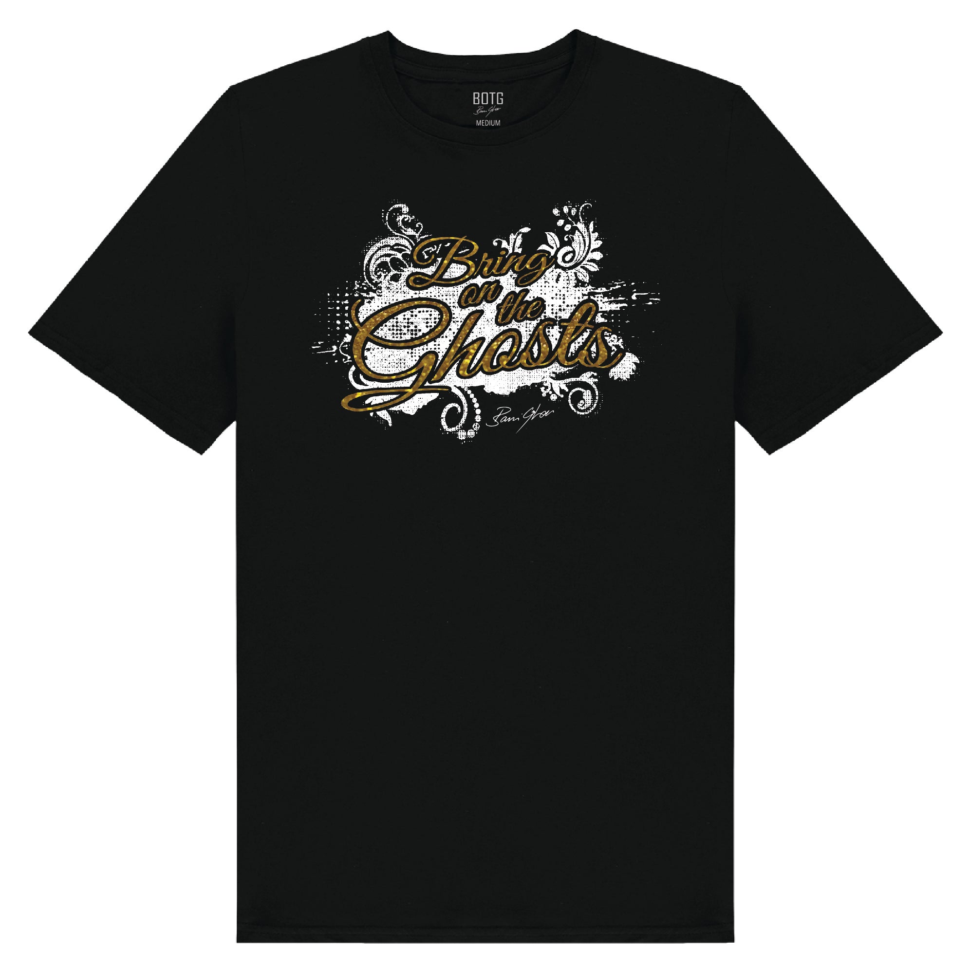 Bring On The Ghosts - Splash Motif - Glitter Print
