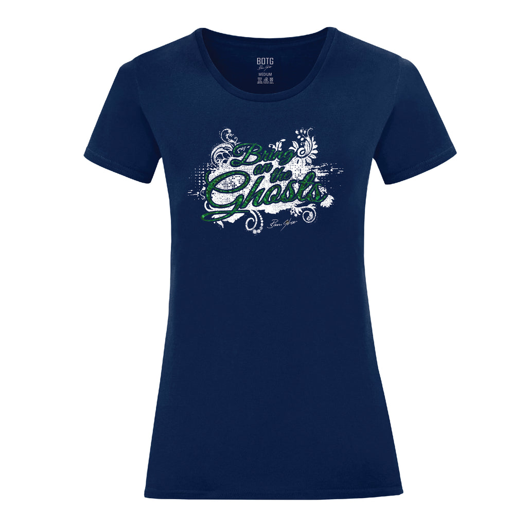 Bring On The Ghosts - Splash Motif - Glitter Print