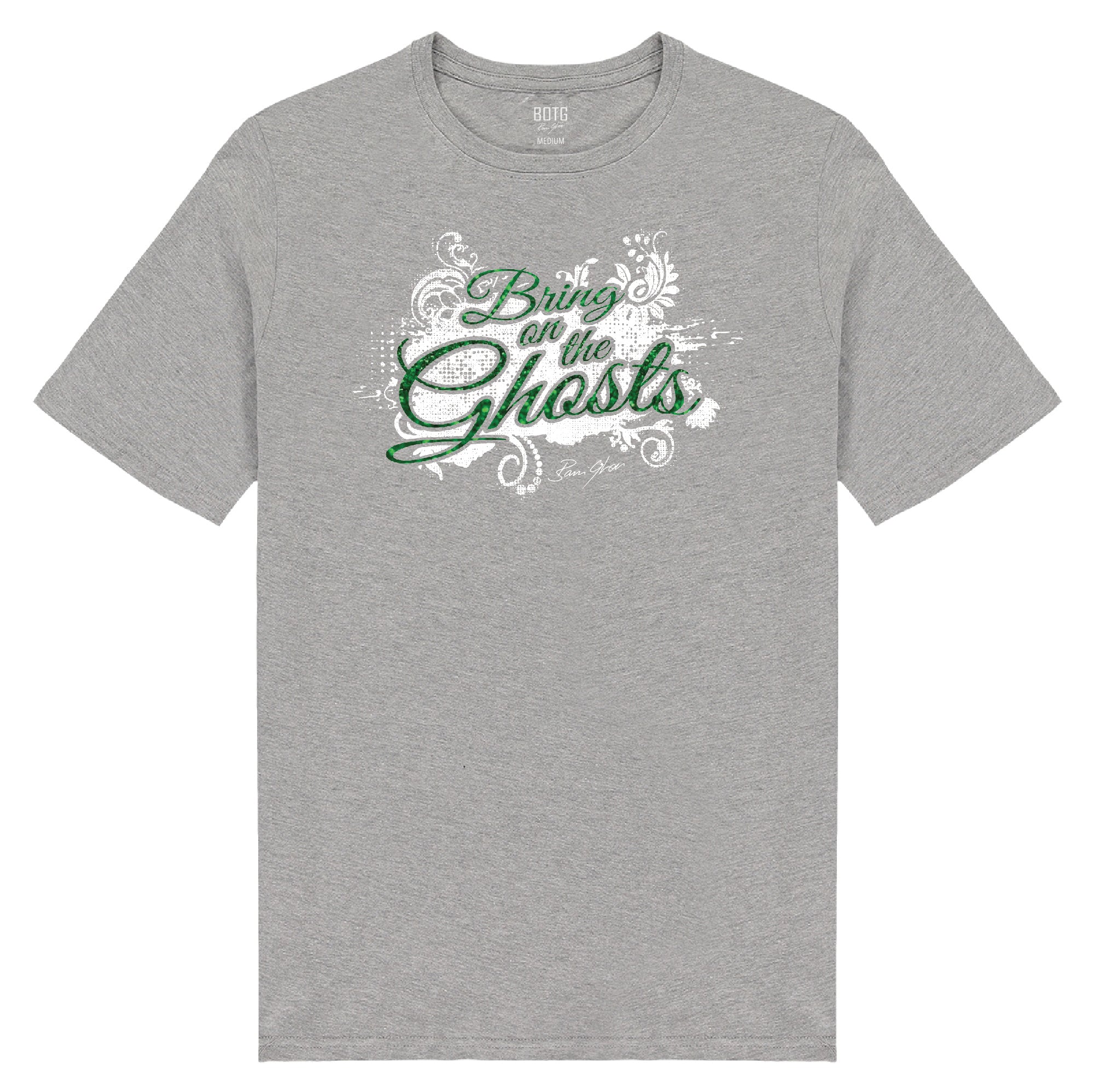 Bring On The Ghosts - Splash Motif - Glitter Print