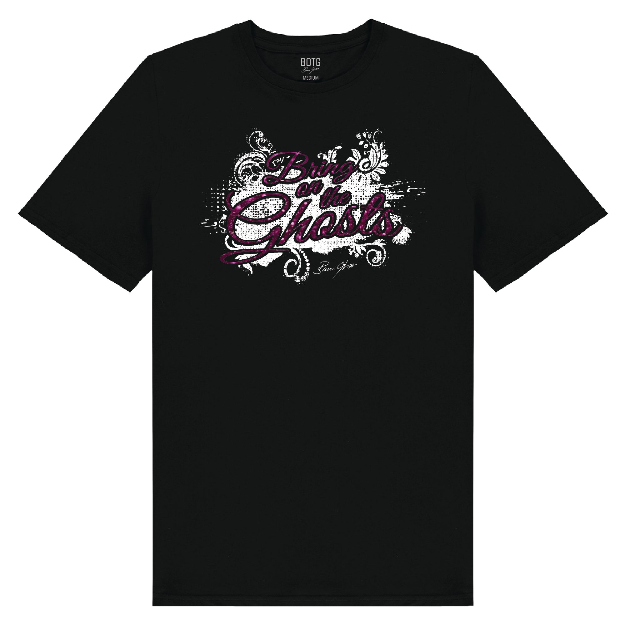 Bring On The Ghosts - Splash Motif - Glitter Print