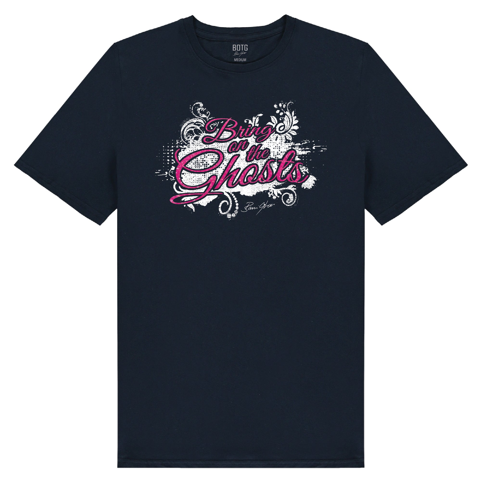 Bring On The Ghosts - Splash Motif - Glitter Print