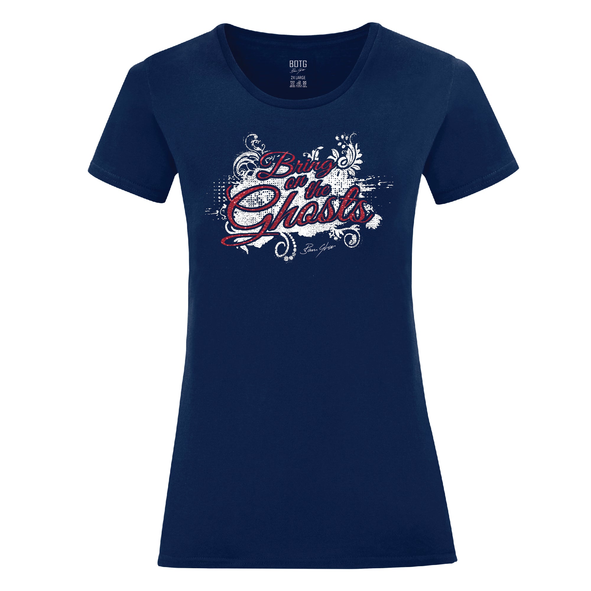 Bring On The Ghosts - Splash Motif - Glitter Print