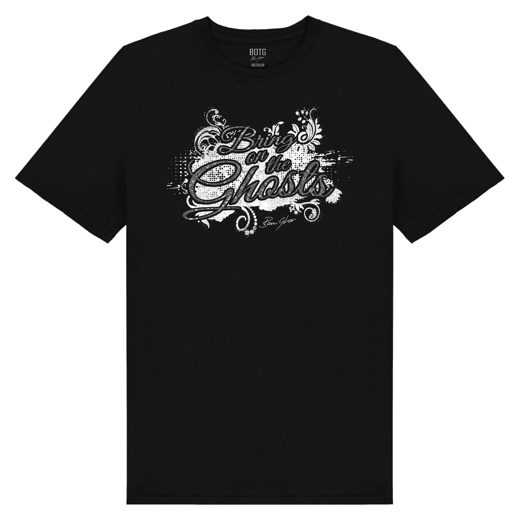 Bring On The Ghosts - Splash Motif - Glitter Print