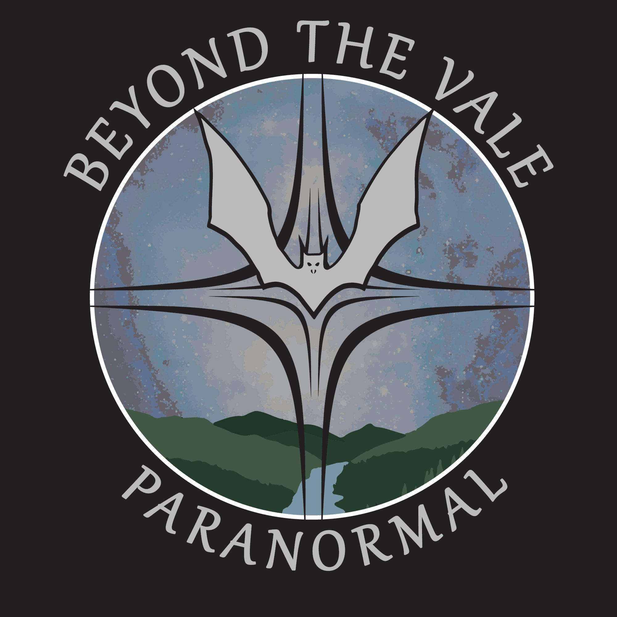 Beyond The Vale Paranormal Pouched Hoodie - Badge Print