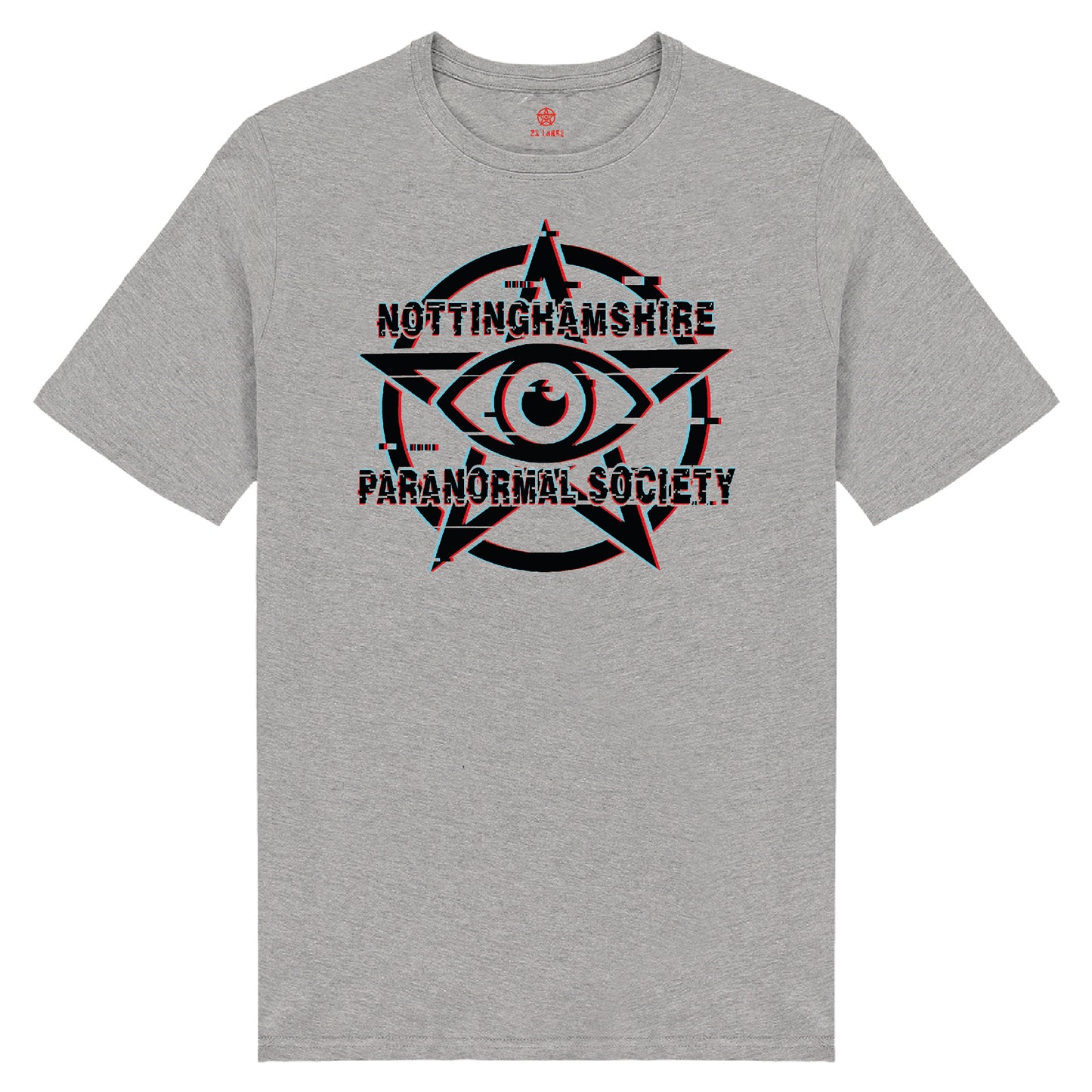 All Seeing Eye Logo T-Shirt - Glitch Design