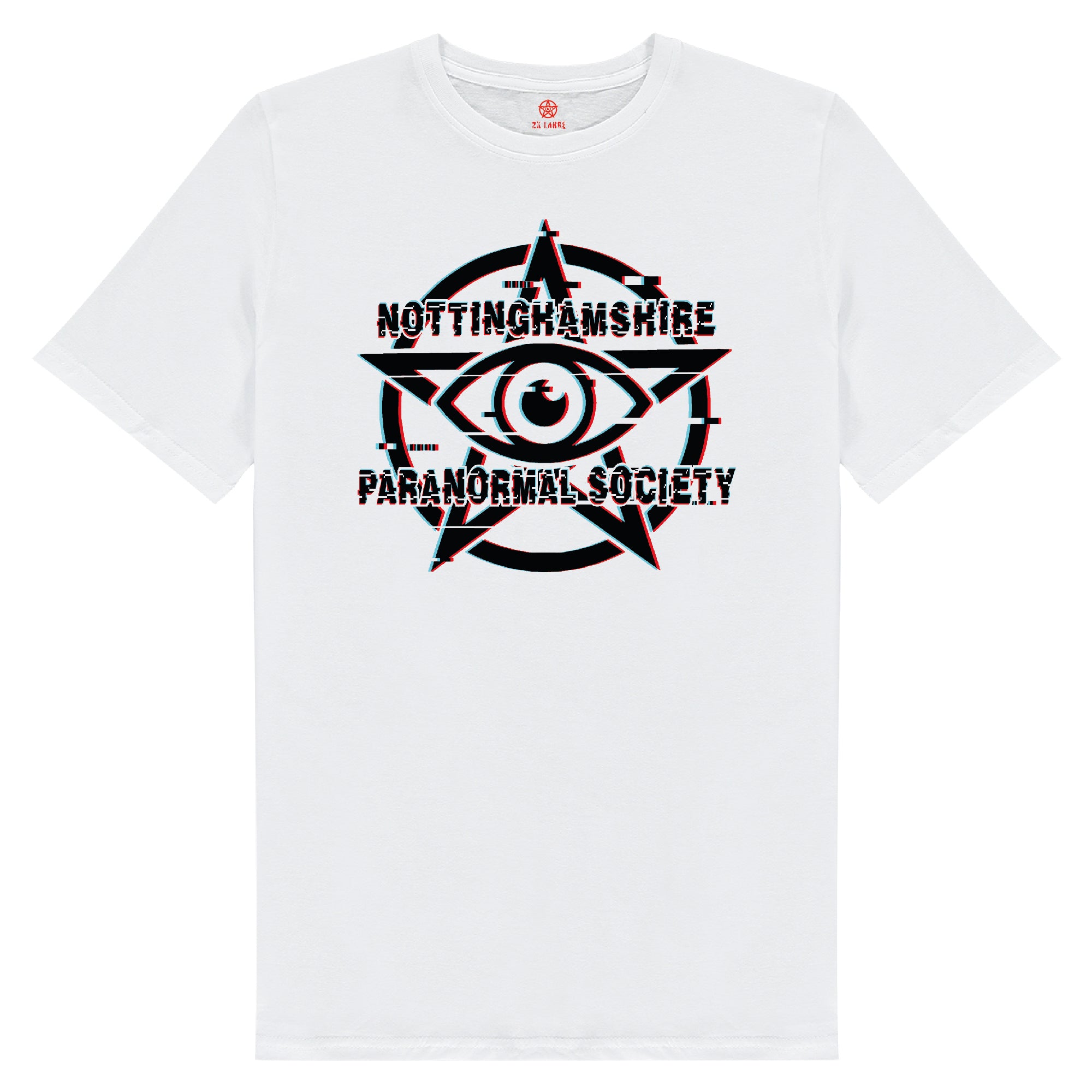 All Seeing Eye Logo T-Shirt - Glitch Design