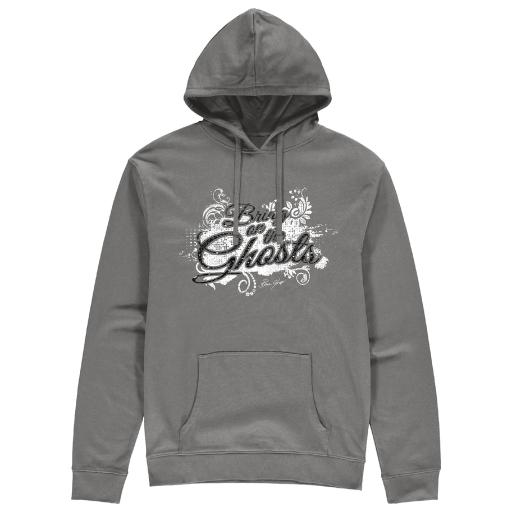 Bring On The Ghosts - Splash Motif - Glitter Print Hoodie