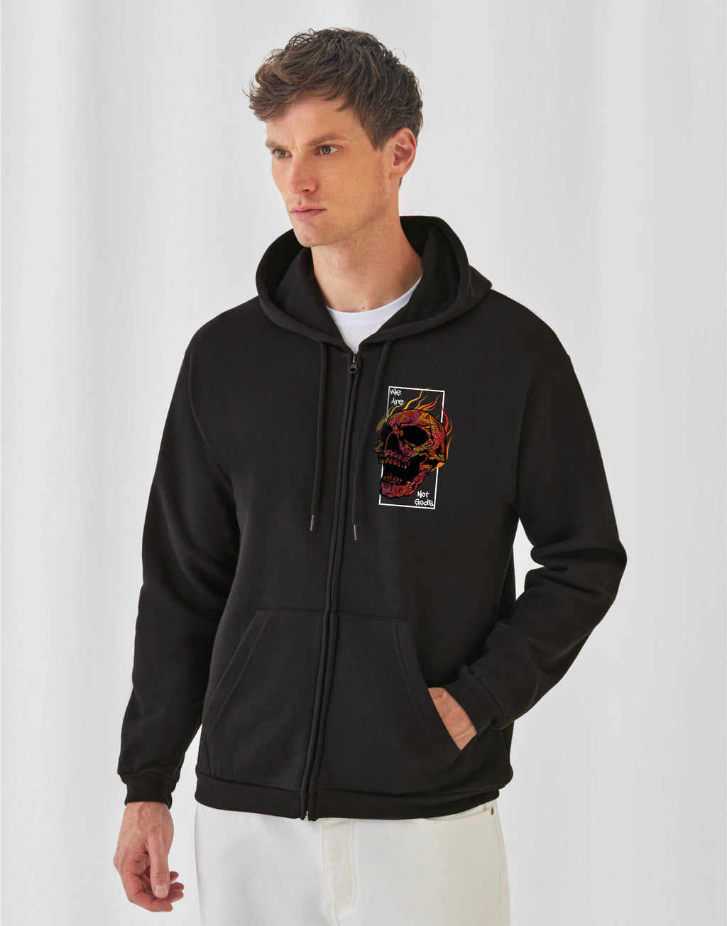 We Are Not Gods Zip Up Hoodie