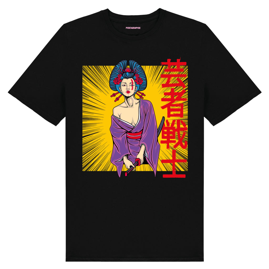 Geisha Warrior Cyberpunk Style T Shirt