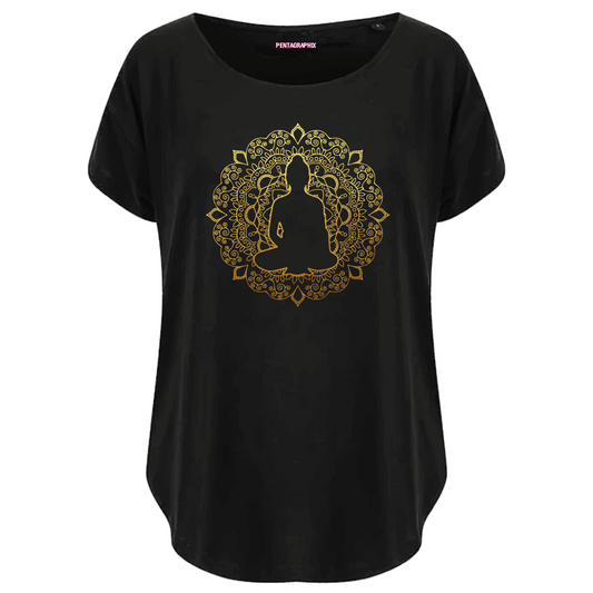 Buddha Mandala Scoop Neck T Shirt