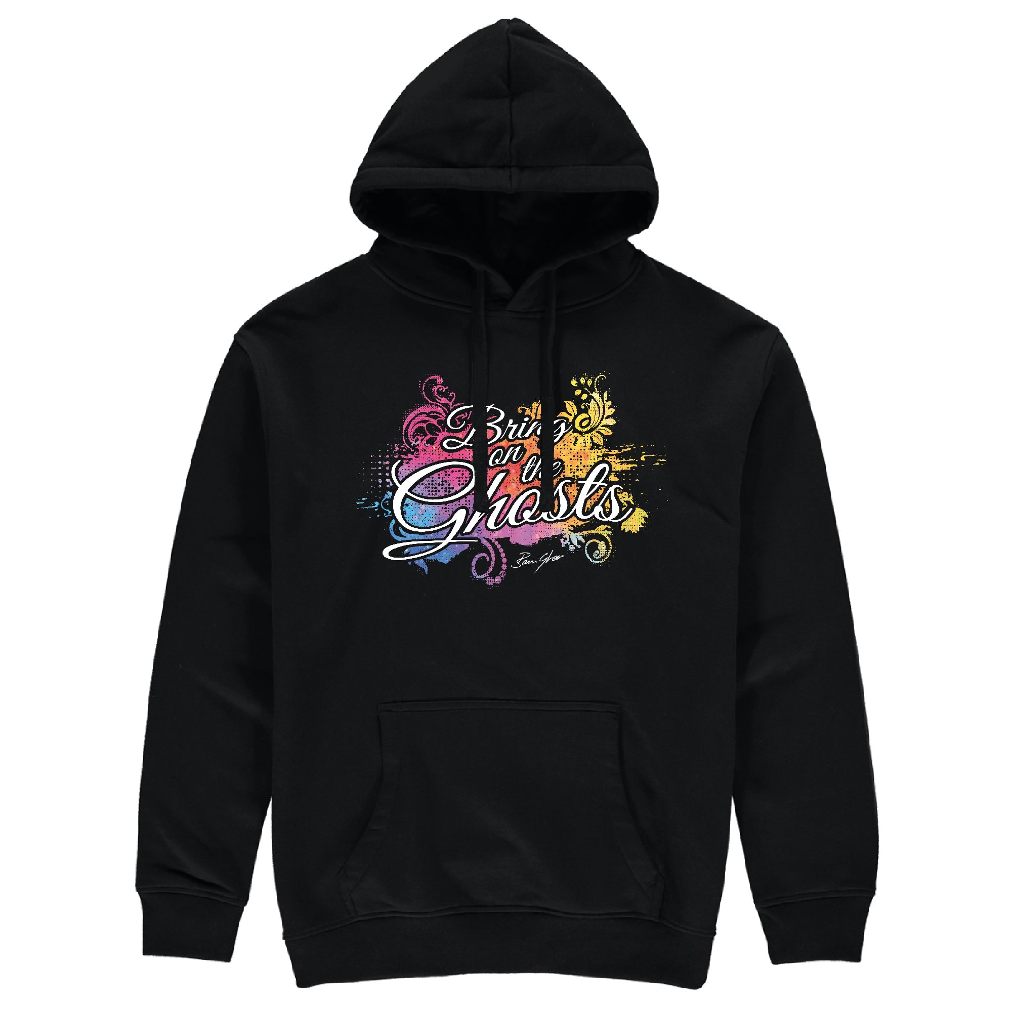 Bring On The Ghosts - Colour Splash Motif Hoodie