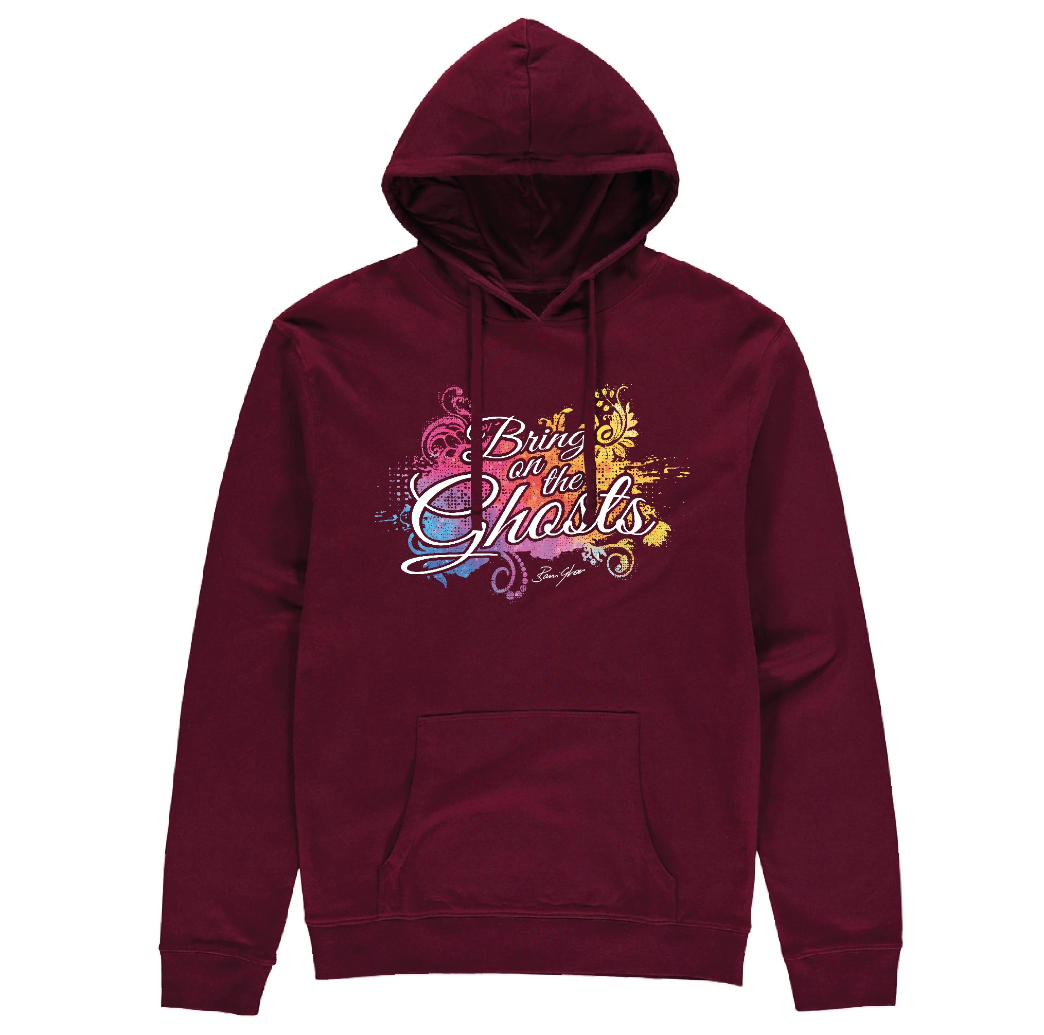 Bring On The Ghosts - Colour Splash Motif Hoodie