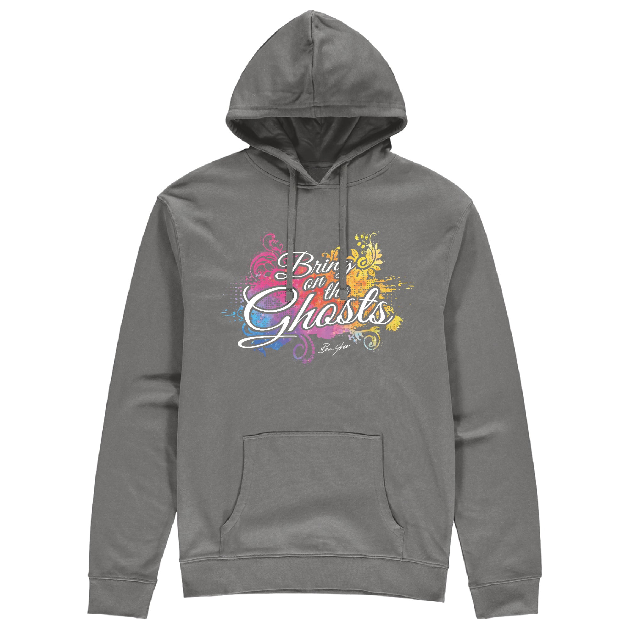 Bring On The Ghosts - Colour Splash Motif Hoodie