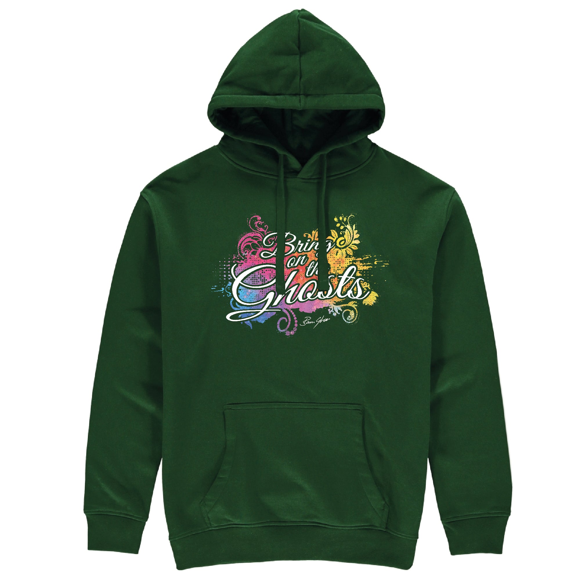 Bring On The Ghosts - Colour Splash Motif Hoodie