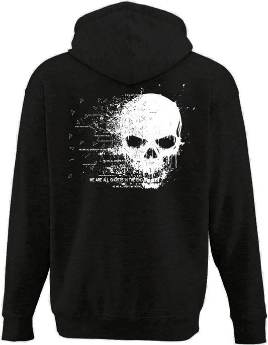 We Are All Ghosts In The End - Digital Decay Zip Hoodie