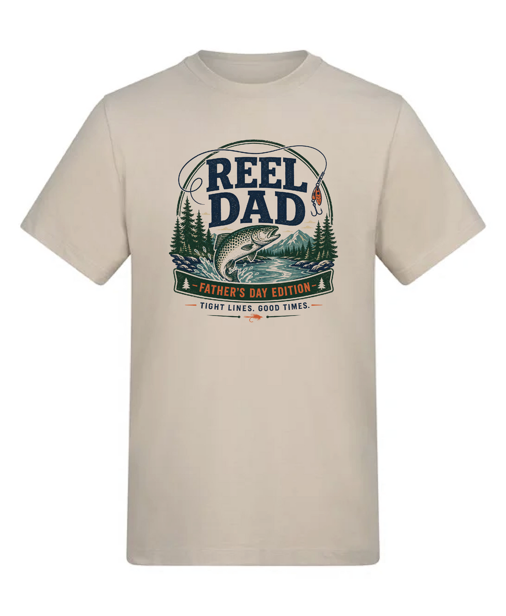 Reel Dad Father's Day Tee
