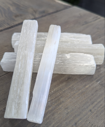 SELENITE CRYSTAL WAND