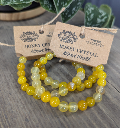 Power Bracelet - Honey Crystal