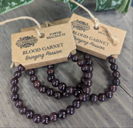 Power Bracelet - Blood Garnet