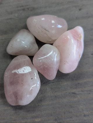 Medium African Tumble Stone - Rose Quartz