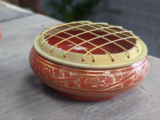 Chakra Charcoal Incense Jar - Sacral