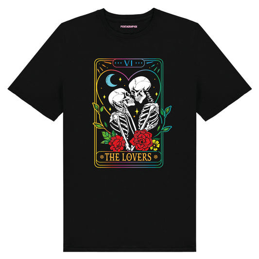 The Lovers T Shirt - Microdot Rainbow print