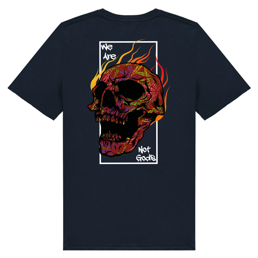 We Are Not Gods Front & Back Print T Shirt