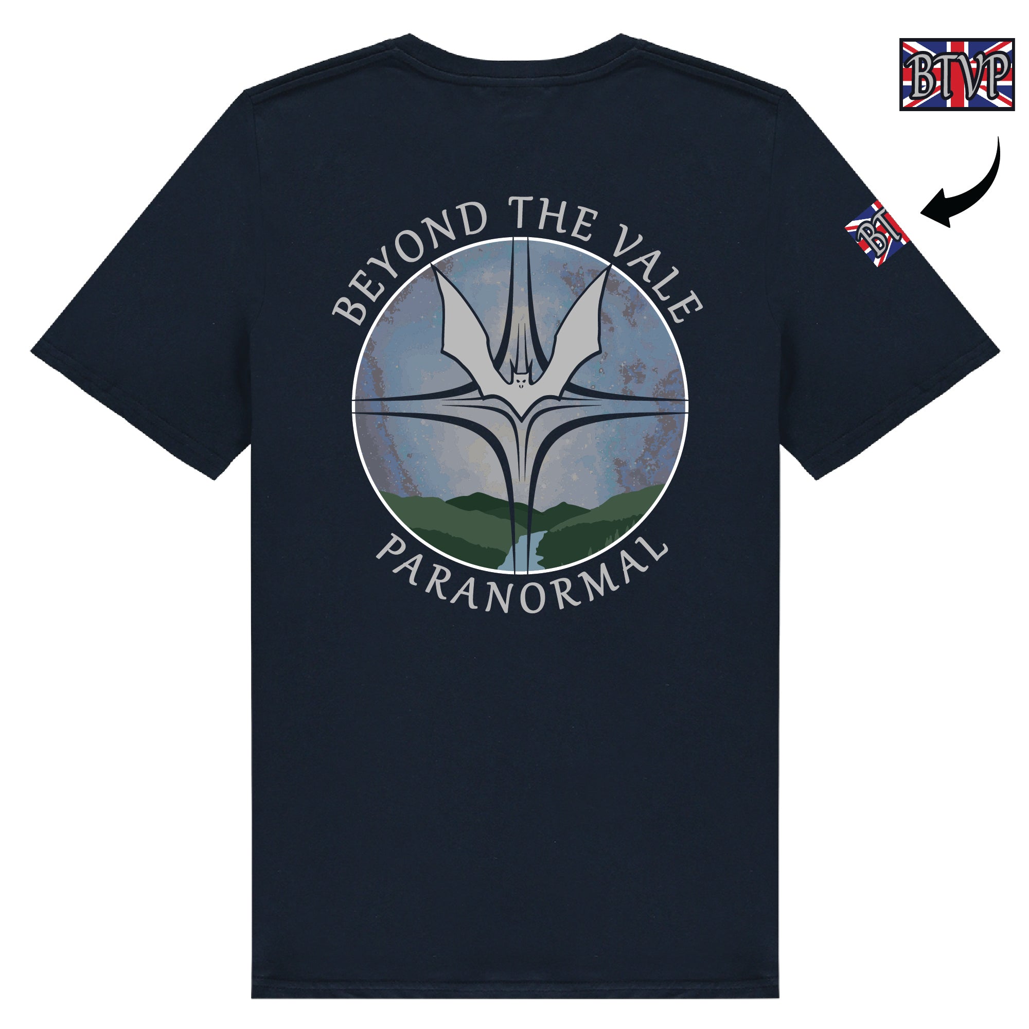 Beyond The Vale Paranormal T-Shirt Front & Back Print