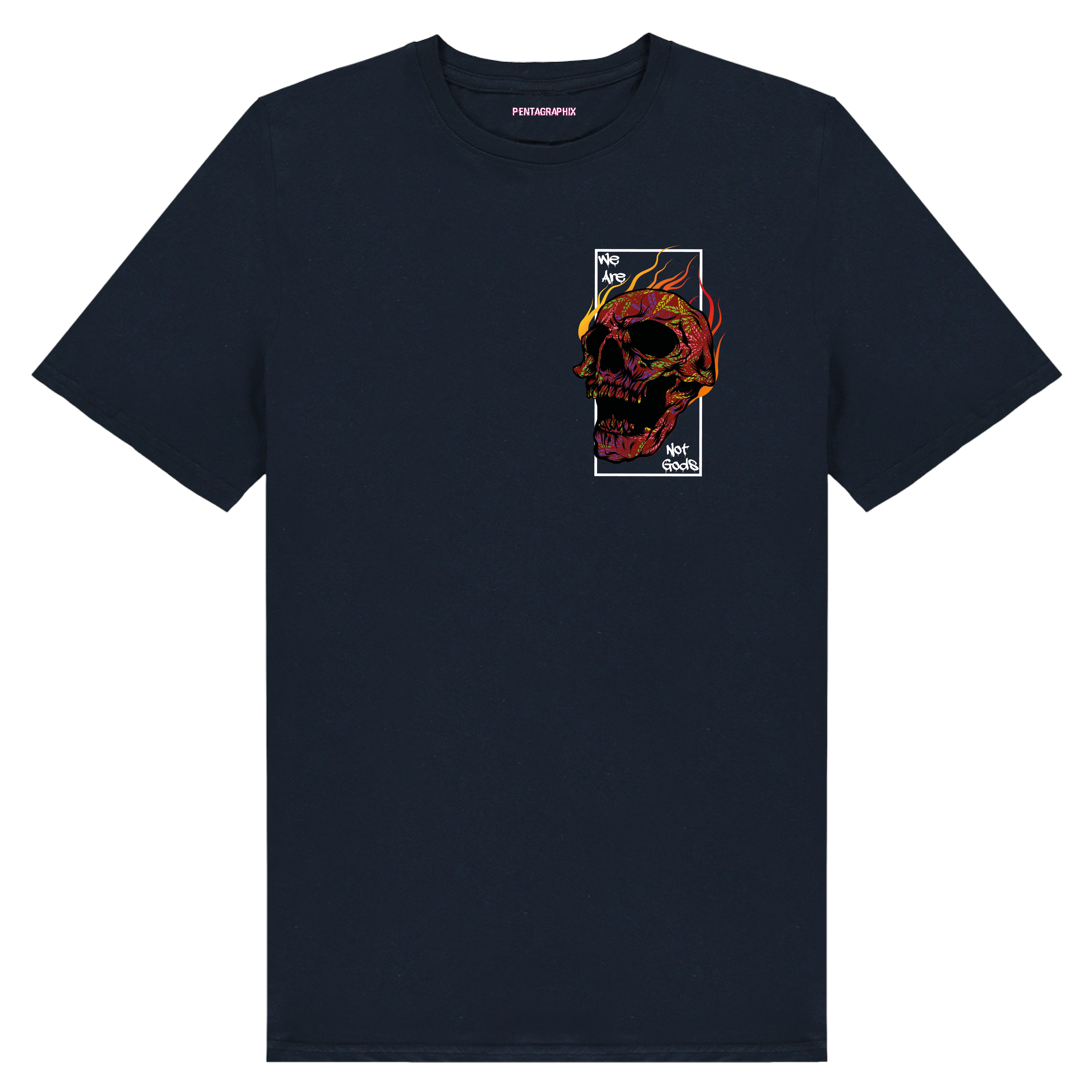 We Are Not Gods Front & Back Print T Shirt