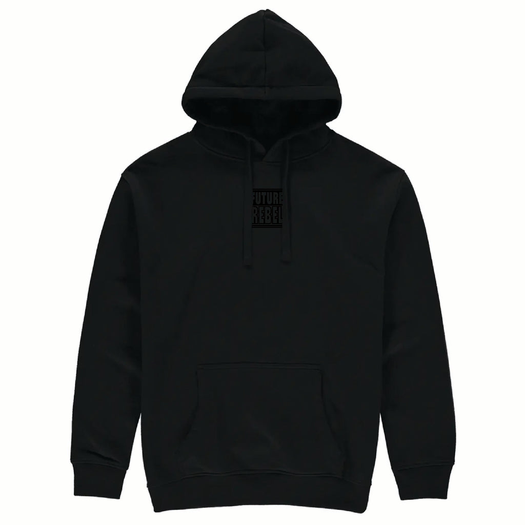 FUTURE REBEL Night Print pouched hoodie