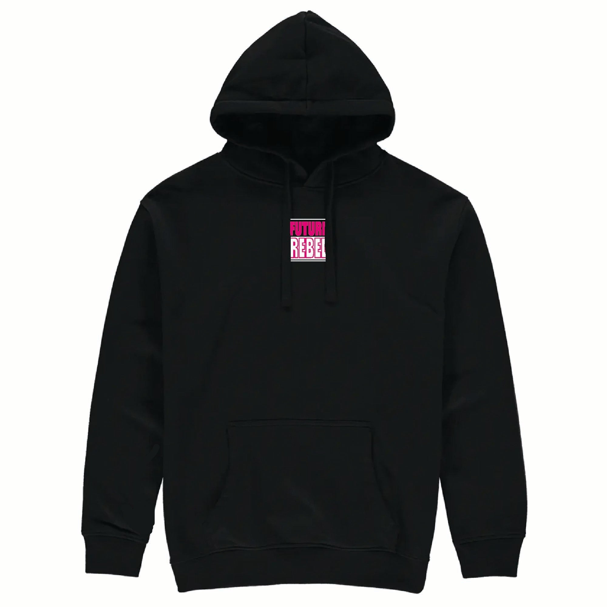 FUTURE REBEL Day Print pouched hoodie