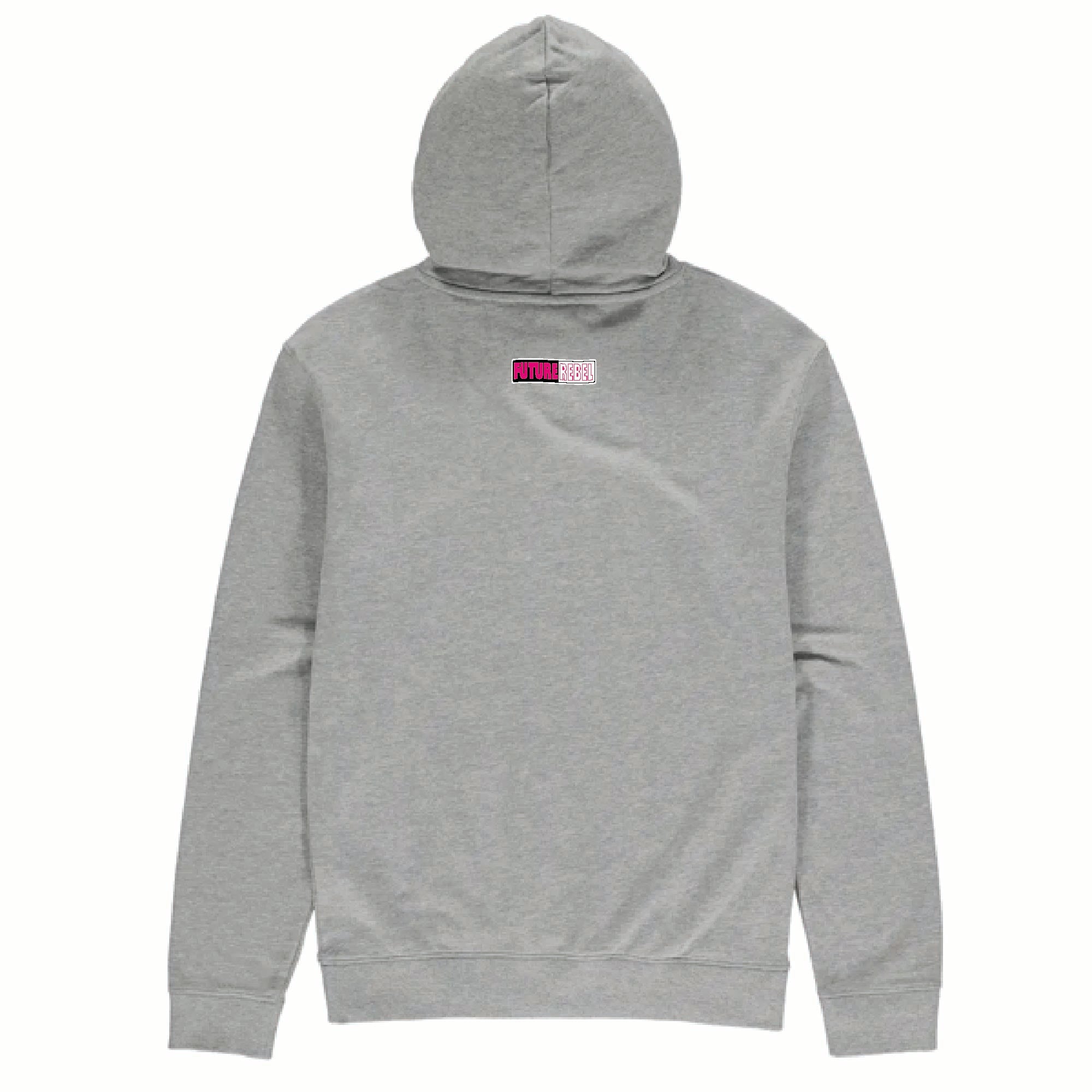 FUTURE REBEL Day Print pouched hoodie
