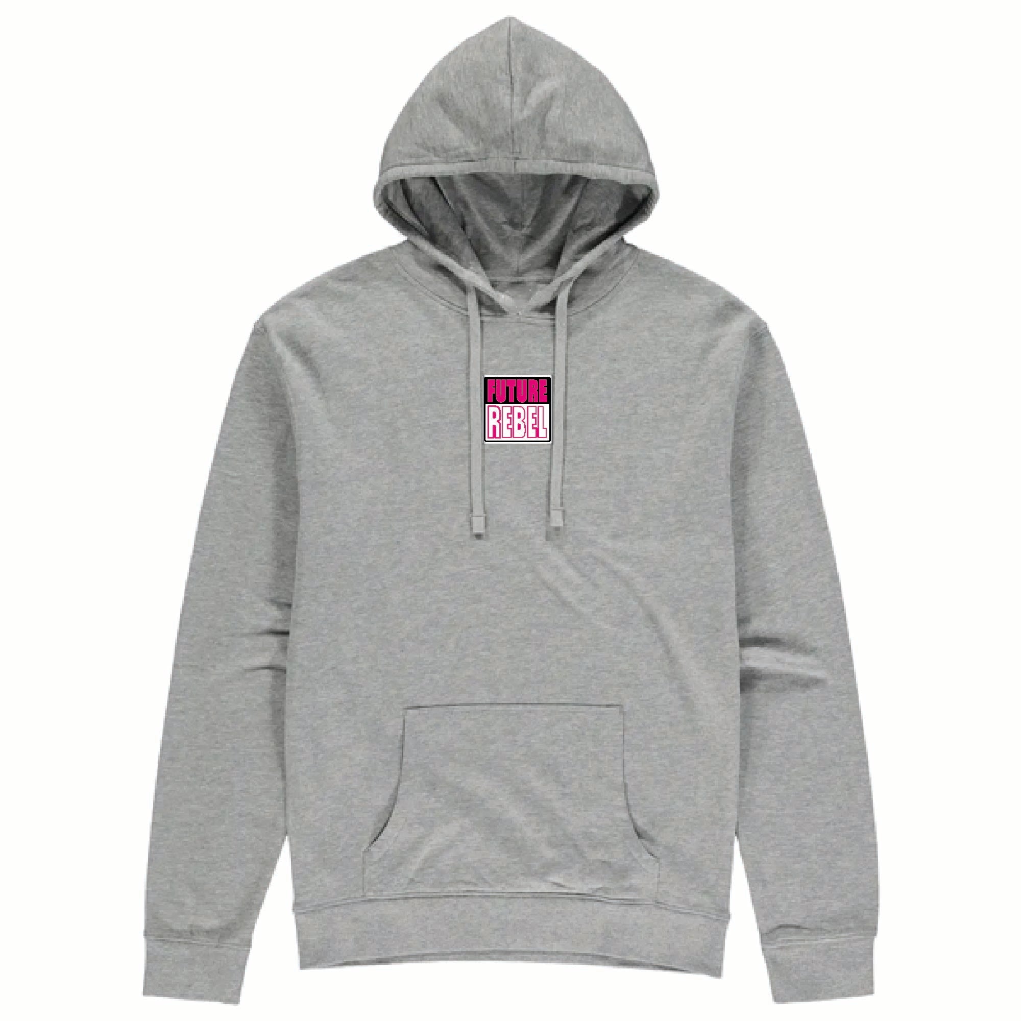 FUTURE REBEL Day Print pouched hoodie