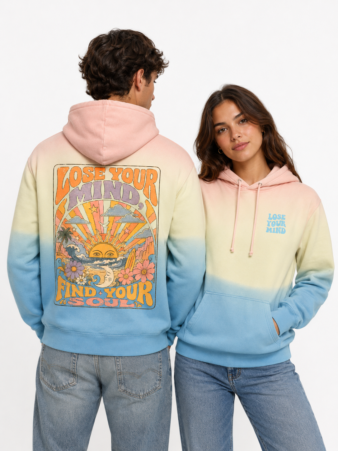 Lose Your Mind Dip Dye Hoodie
