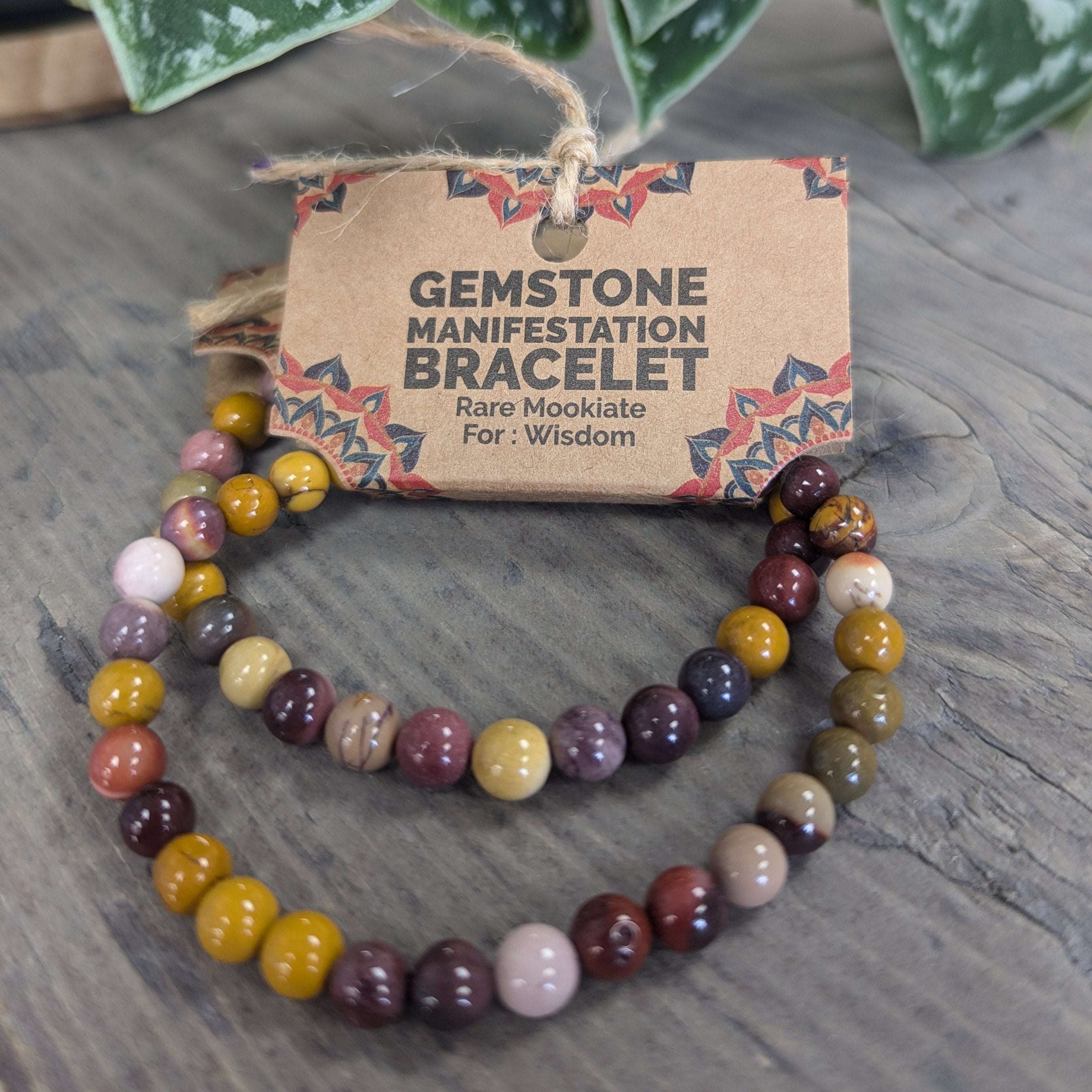 Gemstone Manifestation Bracelet -    Rare Mookiate - Wisdom