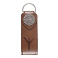 Protection Viking Rune Faux Leather Keyring I'm New