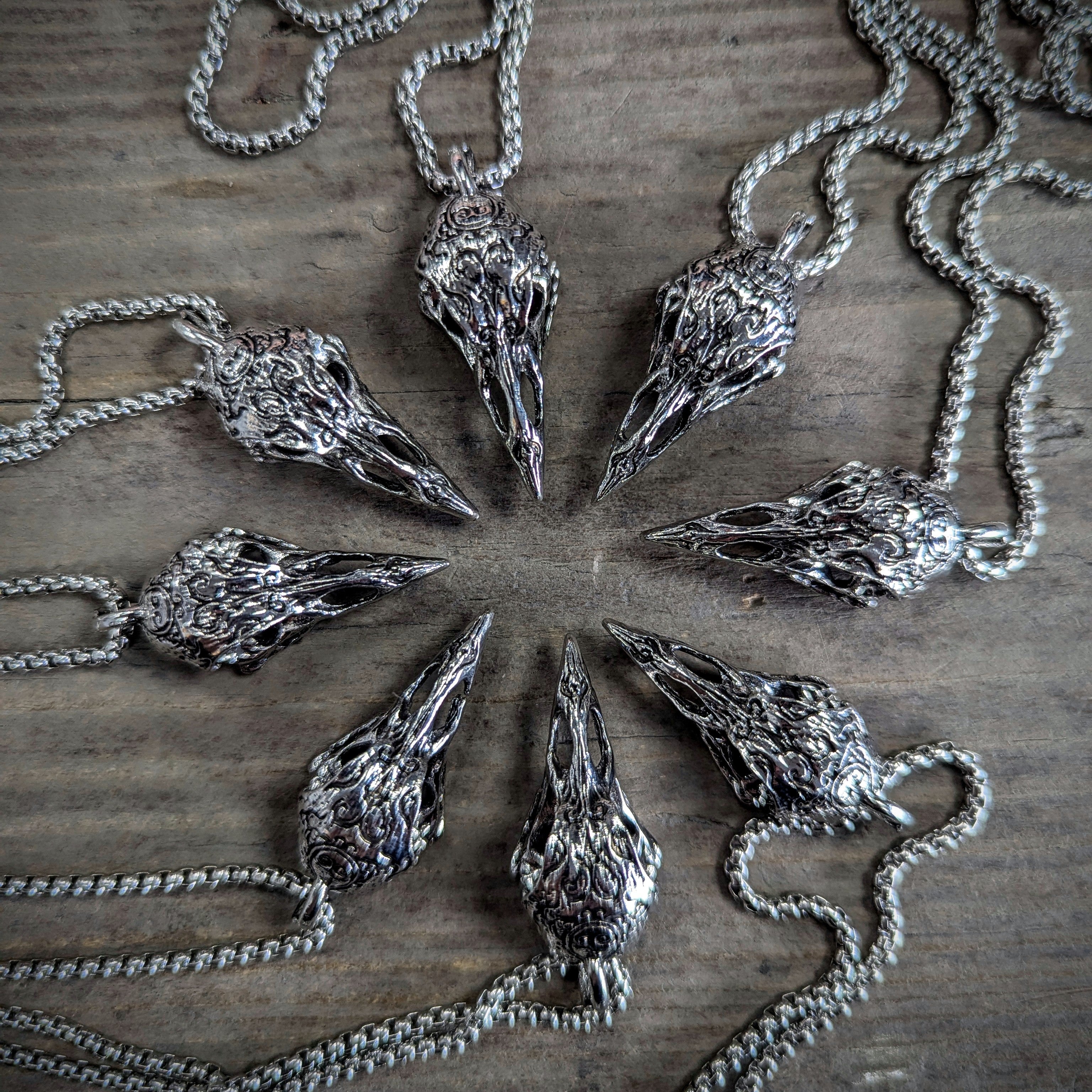 Raven Skull necklace