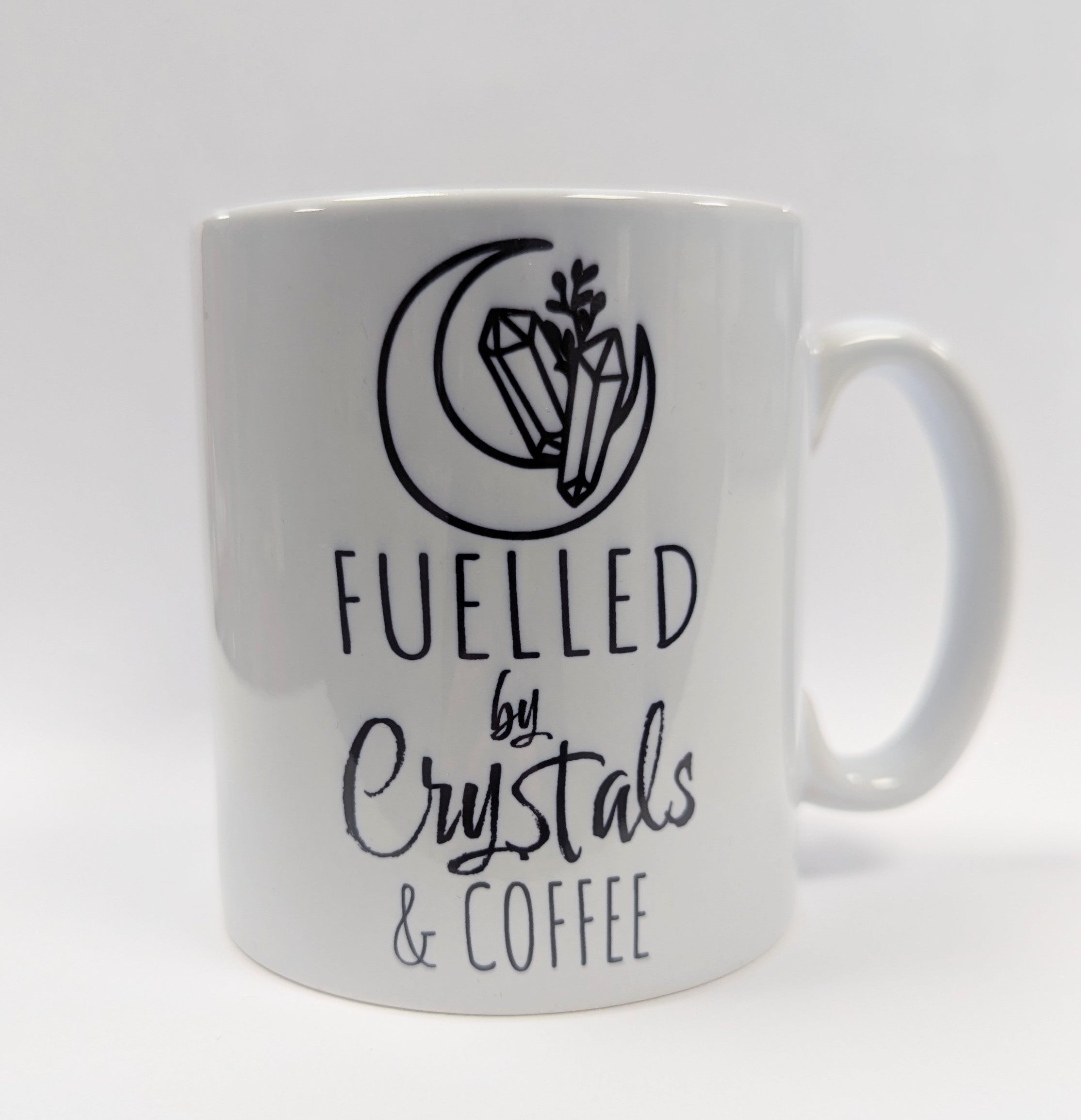 Crystals and Coffee Ceramic Mug