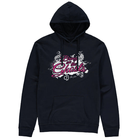 Bring On The Ghosts - Splash Motif - Glitter Print Hoodie