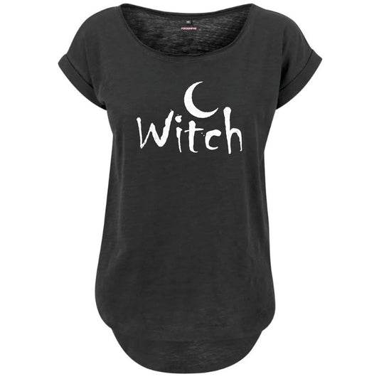 Witch Rough Cut Long Slub Ladies Tee