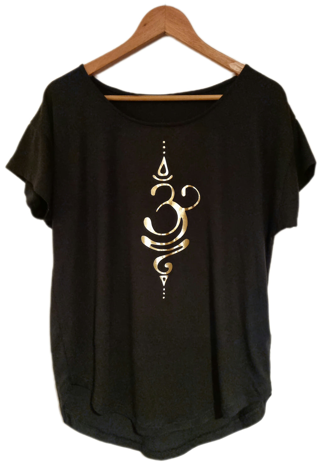 Sanskrit Scoop Neck T Shirt