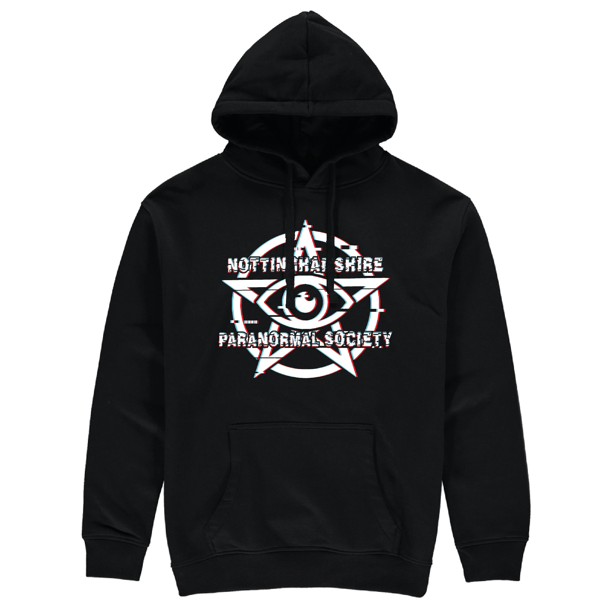 All Seeing Eye Logo Hoodie - Glitch Design