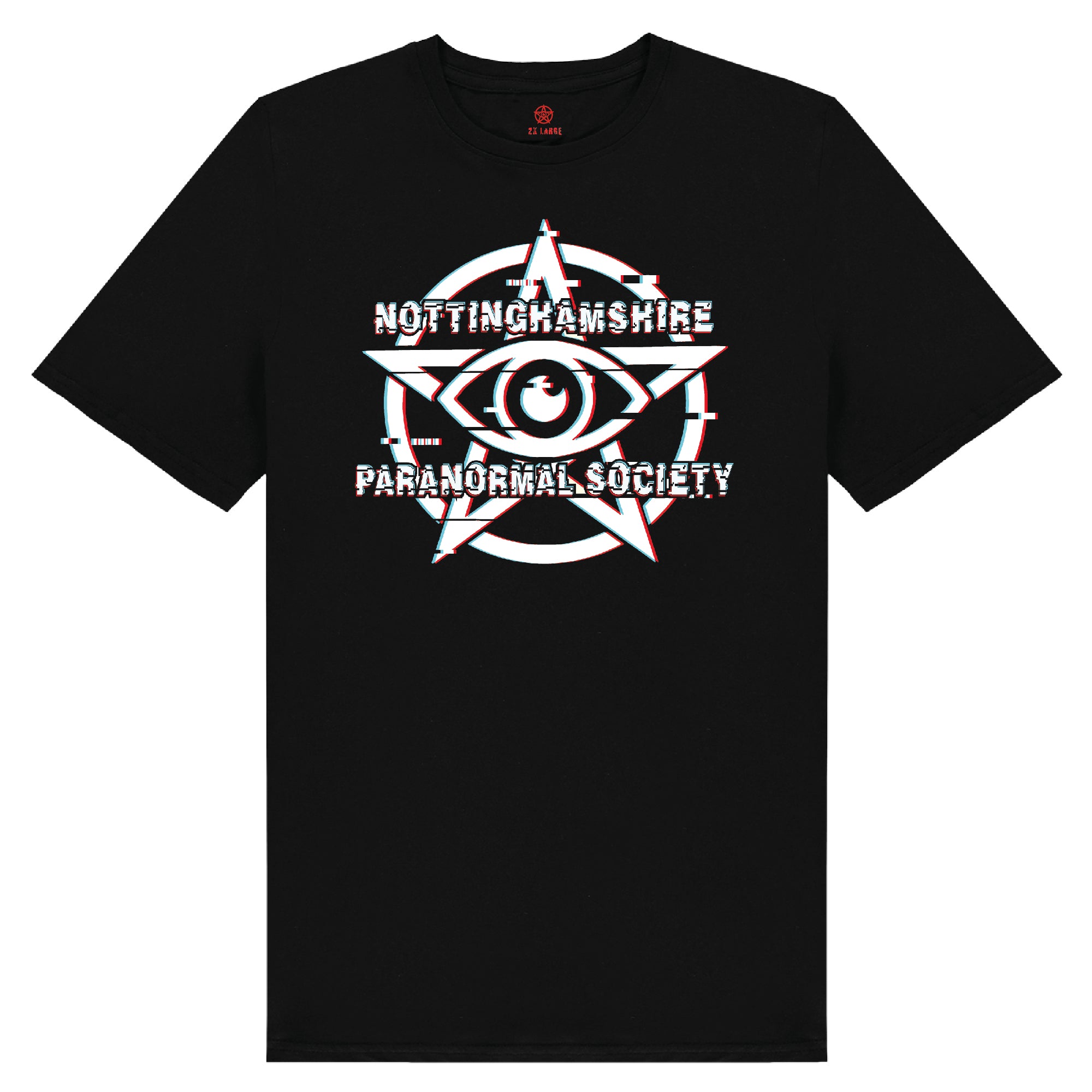 All Seeing Eye Logo T-Shirt - Glitch Design