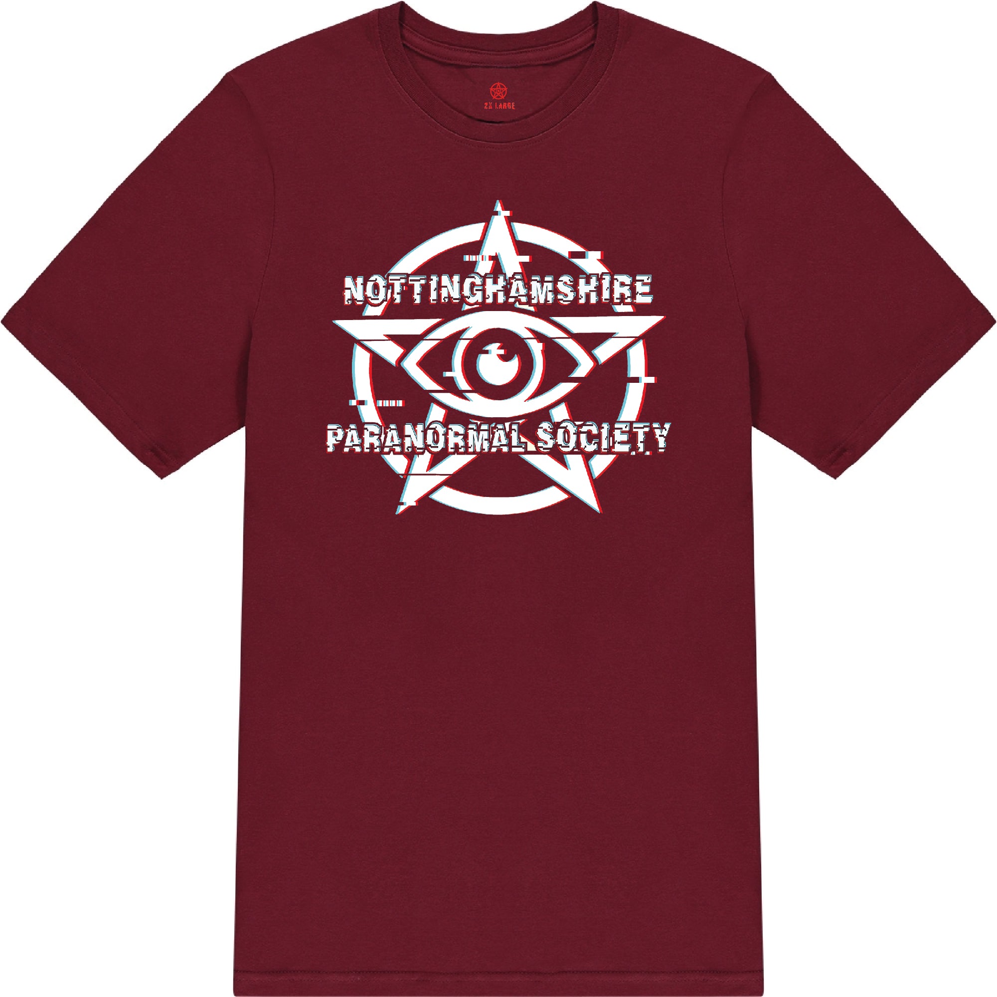 All Seeing Eye Logo T-Shirt - Glitch Design